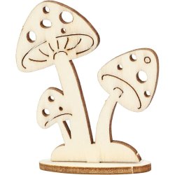 Saml-selv tr&aelig;figur, L: 15,5 cm, B: 17 cm, tykkelse 3 mm, 1 pk.