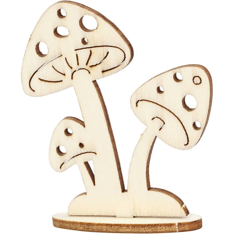 Saml-selv tr&aelig;figur, L: 15,5 cm, B: 17 cm, tykkelse 3 mm, 1 pk.