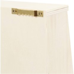 N&oslash;gleskab, H: 28,5 cm, D: 5-8 cm, B: 22 cm, 1 stk.