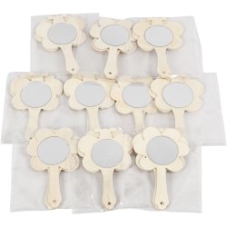 H&aring;ndspejle, H: 13,9 cm, B: 9 cm, 20 stk./ 1 pk.