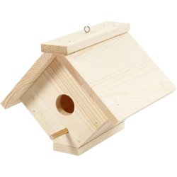 Fuglehus, H: 13 cm, D: 14,5 cm, B: 16 cm, 1 stk.