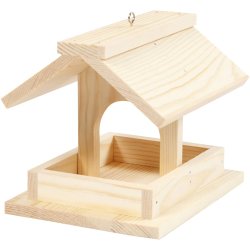 Fuglefoderhus, H: 12,5 cm, D: 14,5 cm, B: 11,5 cm, 1 stk.
