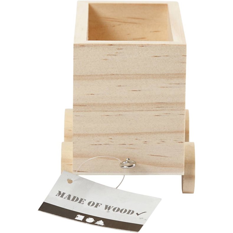 Togvogn, H: 8 cm, L: 9,5 cm, B: 6,5 cm, 1 stk.