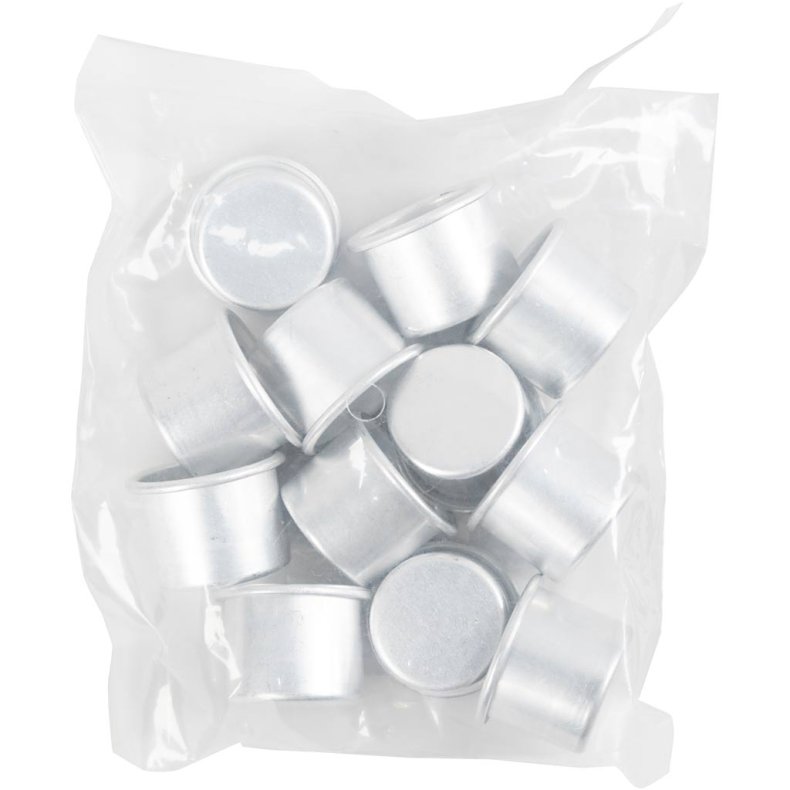 Lysmanchetter, H: 23 mm, diam. 31 mm, 12 stk./ 1 pk.