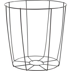 Lampesk&aelig;rm, H: 20 cm, diam. 15,5-20 cm, sort, 1 stk.