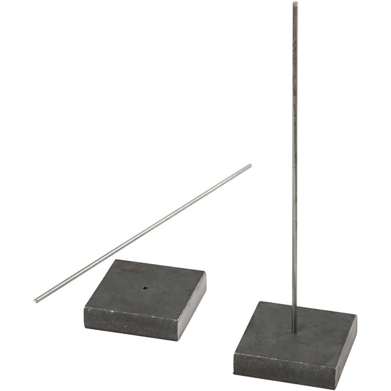 Metalfod, str. 4x4x1 cm, hulstr. 2 mm, 1 stk.