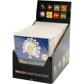 3D konstruktionsfigur, str. 9-25 cm, 8x6 stk./ 1 pk.