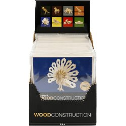 3D konstruktionsfigur, str. 9-25 cm, 8x6 stk./ 1 pk.