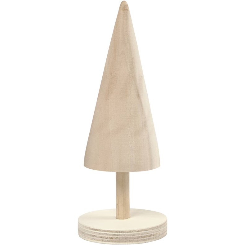 Juletr&aelig;, H: 15,5 cm, diam. 5 cm, 1 stk.