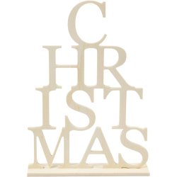 CHRISTMAS juletr&aelig;, H: 29 cm, B: 21 cm, 1 stk.