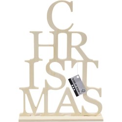 CHRISTMAS juletr&aelig;, H: 29 cm, B: 21 cm, 1 stk.