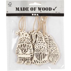 N&aelig;senisse, H: 8 cm, B: 4 cm, 6 stk./ 1 pk.