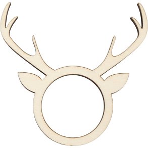 Servietring, H: 8 cm, D: 5 mm, diam. 4,5 cm, hulstr. 3,5 cm, 4 stk./ 1 pk.