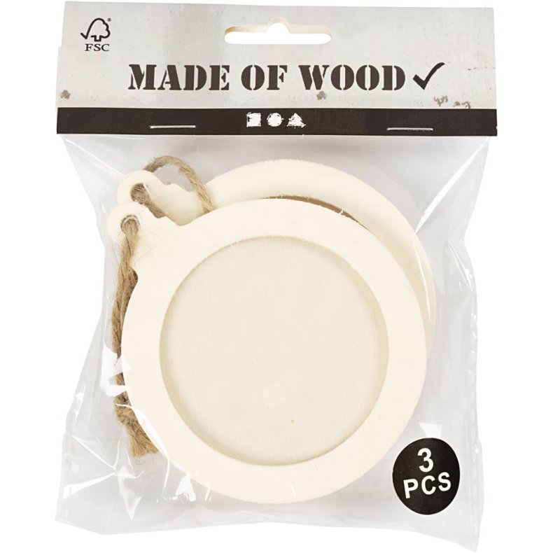 Rammeoph&aelig;ng, D: 0,5 cm, diam. 8 cm, 3 stk./ 1 pk.