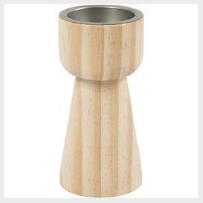 Lysestage, H: 11 cm, diam. 5,5 cm, 1 stk.