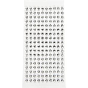 Rhinsten, diam. 5 mm, sølv, 144 stk./ 1 pk.