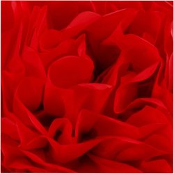 Papirpomponer, diam. 20+24+30 cm, 16 g, r&oslash;d, 3 stk./ 1 pk.