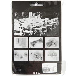 Papirpomponer, diam. 20+24+30 cm, 16 g, guld, 3 stk./ 1 pk.