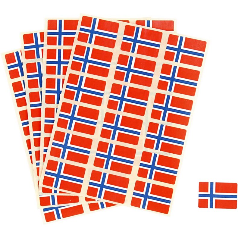 Selvkl&aelig;bende flag, str. 15x22 mm