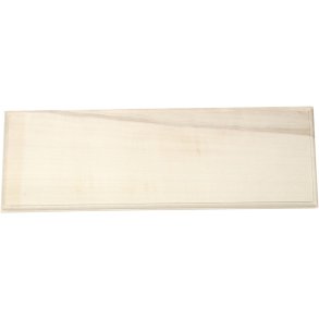 Træskilt, str. 10x30 cm, tykkelse 1 cm, 1 stk.