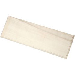 Tr&aelig;skilt, str. 10x30 cm, tykkelse 1 cm, 1 stk.