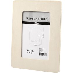Ramme, str. 16x21,5x0,8 cm, 3 stk./ 1 pk.