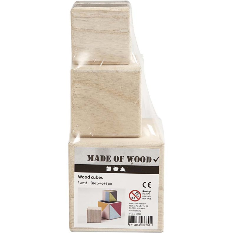 Klodser, str. 5+6+8 cm, 3 stk./ 1 pk.