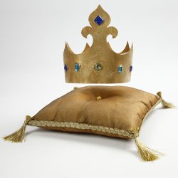 Kroner, H: 10-16,5 cm, L: 60 cm, 230 g, hvid, 5 stk./ 1 pk.