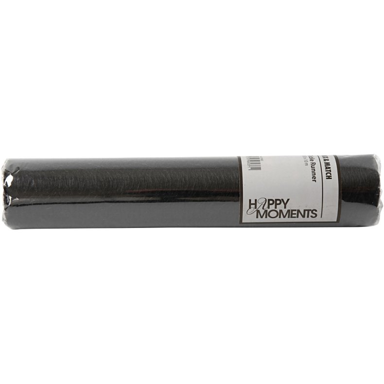 Bordl&oslash;ber, B: 30 cm, sort, 10 m/ 1 rl.