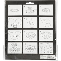 Sutteflaske, str. 22x37 mm, tykkelse 1,7 mm, glitter, lysebl&aring;, 10 stk./ 1 pk.