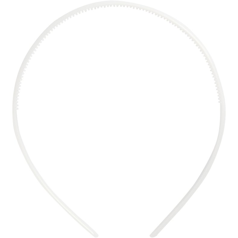 H&aring;rb&oslash;jle , B: 8 mm, hvid, 5 stk./ 1 pk.