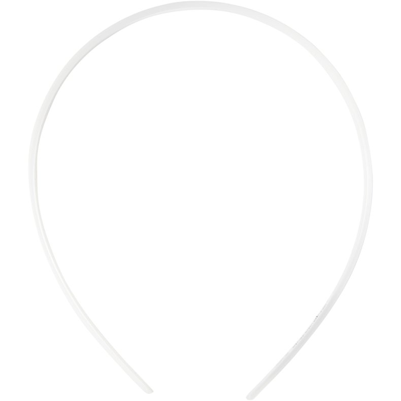 H&aring;rb&oslash;jle , B: 8 mm, hvid, 5 stk./ 1 pk.