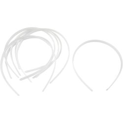 H&aring;rb&oslash;jle , B: 8 mm, hvid, 20 stk./ 1 pk.