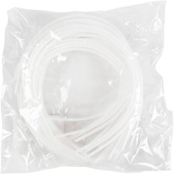 H&aring;rb&oslash;jle , B: 8 mm, hvid, 20 stk./ 1 pk.