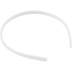 H&aring;rb&oslash;jle , B: 8 mm, hvid, 20 stk./ 1 pk.