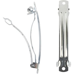 Hårspænde, L: 6 cm, B: 6 mm, forsølvet, 20 stk./ 1 pk.