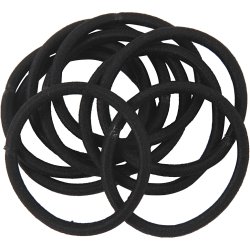 H&aring;relastikker, diam. 45 mm, sort, 10 stk./ 1 pk.