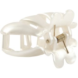 H&aring;rklo, L: 60 mm, B: 38 mm, perlemor, 2 stk./ 1 pk.