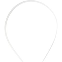 H&aring;rb&oslash;jle, B: 13 mm, hvid, 5 stk./ 1 pk.