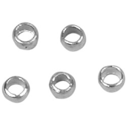 Wireklemmer, diam. 2 mm, s&oslash;lv, 1000 stk./ 1 pk.