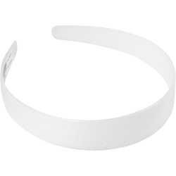 H&aring;rb&oslash;jle, B: 25 mm, hvid, 5 stk./ 1 pk.