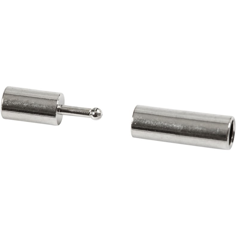 Magnetl&aring;s, str. 3x14 mm, hulstr. 2 mm, fors&oslash;lvet, 40 stk./ 1 pk.
