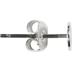 &Oslash;restikker, L: 13 mm, fors&oslash;lvet, 100 stk./ 1 pk.