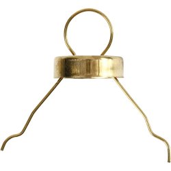 Oph&aelig;ng, diam. 13 mm, hulstr. 5 mm, guld, 25 stk./ 1 pk.