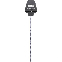 Facetperler, diam. 4 mm, hulstr. 1 mm, gr&aring;, 45 stk./ 1 pk.