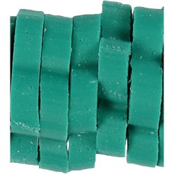 Lerperle, diam. 5-6 mm, hulstr. 2 mm, turkis, 145 stk./ 1 pk.