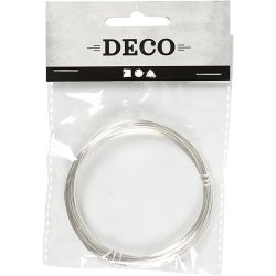 S&oslash;lvtr&aring;d, tykkelse 0,8 mm, fors&oslash;lvet, 6 m/ 1 rl.