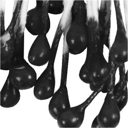 St&oslash;vdragere, L: 6,4 cm, diam. 2 mm, sort, 100 stk./ 1 pk.