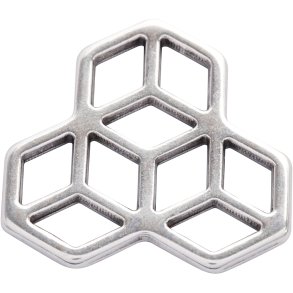 Smykkevedhæng, diam. 30 mm, forsølvet, 1 stk.