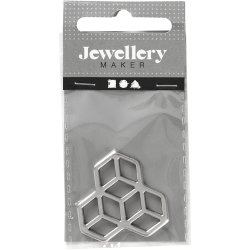 Smykkevedh&aelig;ng, diam. 30 mm, fors&oslash;lvet, 1 stk.